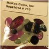Image 1 : 713. 31.80 Carat of both Genuine and Synthetic Stones removed from old Jewelry.