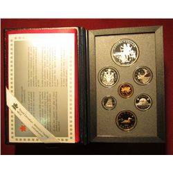 839. 1990 Canada Proof Set, in original packaging with COA, includes commemorative Silver Dollar
