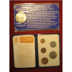 846. “Churchill’s Wit and Wisdom” 1965 commemorative Crown in special packaging with Churchill’s fam