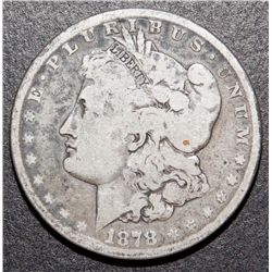 1878-S Morgan Liberty Silver Dollar US $1 Coin