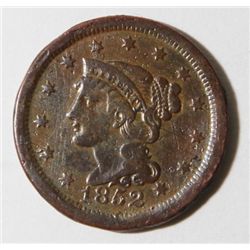 1852 Braided Hair Large Cent Penny HIGH-Grade Luster