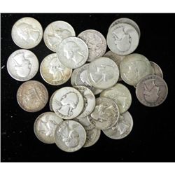 26 Dates Washington Silver Quarters 1934-1964 All Nice