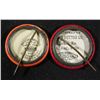 Image 2 : 3 Shapleigh Hardware Co. Antique Pinback Buttons 1899