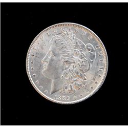 GEM UNC 1889 Morgan Silver Dollar Coin
