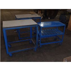 Lot of (3) Shop Carts, (1) for CAT 40 holders