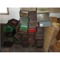 Lot of Steel Bins