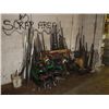 Image 1 : Lot of Steel Stock / Scrap Against the Wall