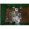 Image 1 : Lot of (34) Square Steel Blocks, has threading going thru the middle