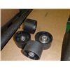 Image 2 : Lot of Rollers / Wheels / Casters, 2-1/2” Wide Bearing Thru Hole 3/8”