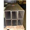 Image 1 : Lot of (6) ¼” Thick Steel Tubing, 25-3/4” x 6” x 4”