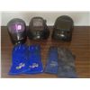 Image 1 : Lot (3) Welding Masks & (2) pairs Welding Gloves