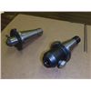 Image 1 : Lot of (2) NMTB 40 End Mill Holder, 3/16" & 5/8"