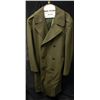 Image 1 : WWII MARINE WOOL SERGE GREEN OVERCOAT-38 REG