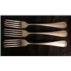 Image 1 : 3 WWII Nazi Dining Hall Serving Forks w/ Maker Mark