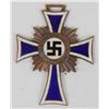 Image 1 : NAZI MOTHER'S CROSS IN BRONZE-ENAMEL CROSS W SWASTIKA