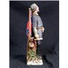Image 4 : CIVIL WAR CONFEDERATE GENERAL STUART PORCELAIN DECANTER