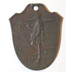 WWII SALZBURG AUSTRIA MOUNTAINEER MEDAL-DOUBLE SIDED