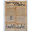 Image 1 : NAZI PROPAGANDA NEWSPAPER "WESTDEUTSCHER BEOBACHTE