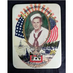 Korean War Tin Picture Frame