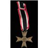 Image 1 : WWII NAZI WAR MERIT CROSS AWARD W/RIBBON-ORIG-MALTESE