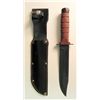 Image 1 : MILITARY TYPE FIGHTING & SURVIVAL KNIFE & SHEATH-7 1/4"