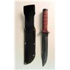 Image 2 : MILITARY TYPE FIGHTING & SURVIVAL KNIFE & SHEATH-7 1/4"