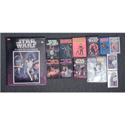 18 Pc Star Wars Lot Books, Audio Paint by Number