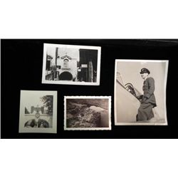 4 NAZI GERMANY BRITISH SOLDIER'S PICS OF EAGLE SWASTIKA