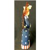 Image 4 : WOOD STATUE OF MISS LIBERTY & NUTCRACKER OF UNCLE SAM