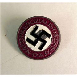 ORIG NAZI NSDAP/NAZI PARTY MEMBERSHIP PIN-M1/92