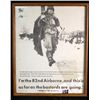 Image 1 : Framed Picture of Soldier in 82nd Airborne