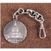 Image 1 : WWII ERA PARIS-LES INVALIDES WATCH CHAIN & FOB W/ CLIP