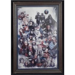 Carol Kabrin Michael Westmore Signed Trek Print-Tribute