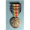 Image 1 : WWI US VICTORY MEDAL W/ST. MIHIEL & DEFENSE SECTOR BARS