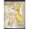 Image 3 : Antique 6 Chinese Paintings in 1 Frame-Women & Poetry