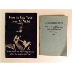 2 WWII BOOKS  HOW TO AVOID CATCHING VD  & ONE OTHER