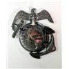 Image 1 : U.S. MARINE INSIGNIA-SCREW BACK-BRASS