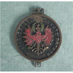 GERMAN IMPERIAL WINTER SPORT SHOOTING MEDAL W/EAGLE