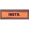 Image 1 : WWII U.S. ARMY INSTRUCTOR ARMBAND-17" LONG-SNAP ADJUST
