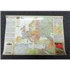 Image 2 : Original Two Sided Laminated WWII Warfare Map-Esso Gas
