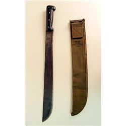 1945 US Military Machete w/ Canvas Cover
