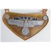 Image 2 : NAZI NSKK MOTORCYCLE TROOPS PARADE GORGET & NECK CHAIN