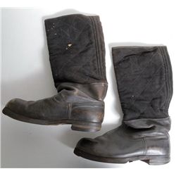 German WWII Winter 1945 Marked Cold Weather Felt Boots