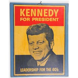 Original Kennedy for President Leadership for the 60's