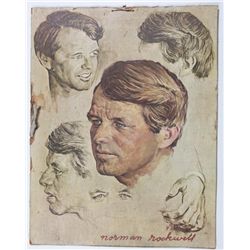 Portrait of Robert F. Kennedy by Norman Rockwell Poster