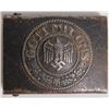 Image 1 : NAZI WEHRMACHT EARLY STEEL BUCKLE WITH EAGLE & SWASTIKA