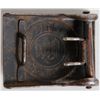Image 2 : NAZI WEHRMACHT EARLY STEEL BUCKLE WITH EAGLE & SWASTIKA