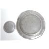 Image 3 : Antique Circa 1800's Pewter Plate Set Serving & Tea