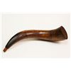 Image 2 : Primitive Antique 1700's Massive Powder Horn 14"