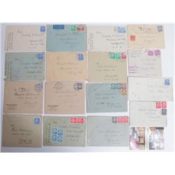 Lot of 17 Authentic Letters from Different WWII Militar